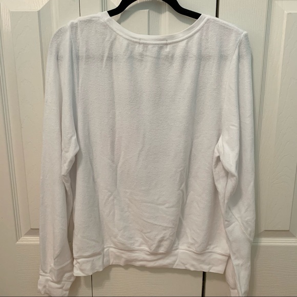 Wildfox Wasting My Time Wisely Baggy Beach Jumper - Picture 3 of 4